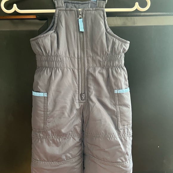 Carters Snowsuit 2 piece Jacket Snowpants Size 12 M Baby Puffer Winter Hood Blue - Picture 5 of 8